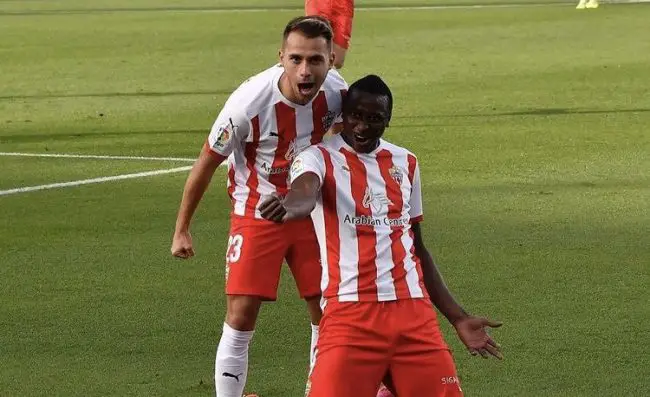 Sadiq Bags Brace As Almeria Thrash Alaves In Copa del Rey Clash