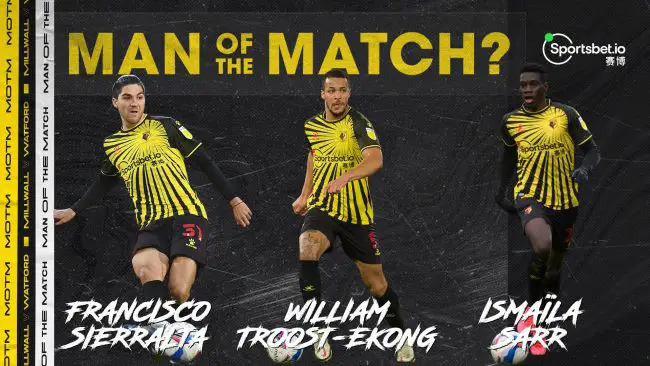 Troost-Ekong Nominated For Watford MOTM Award In Draw Vs Milwall