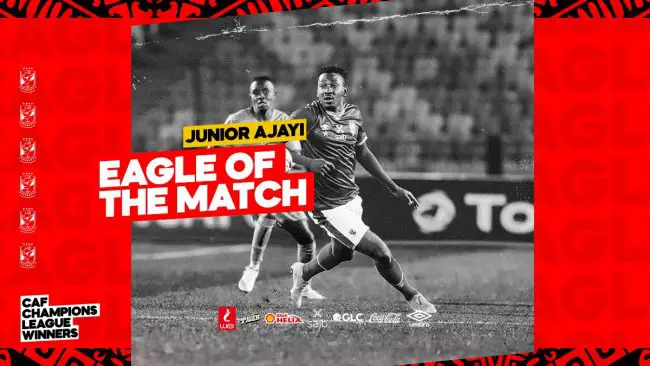 Ajayi Named Man Of The Match In Al Ahly's Win Vs Al Merrikh