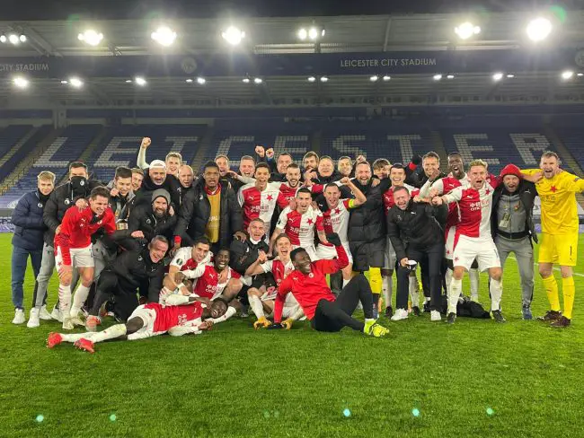 Olayinka Relishes Slavia Prague's Europa League Win Vs Leicester