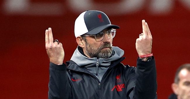 Liverpool's Top Four Premier League Ambition Almost Over - Klopp