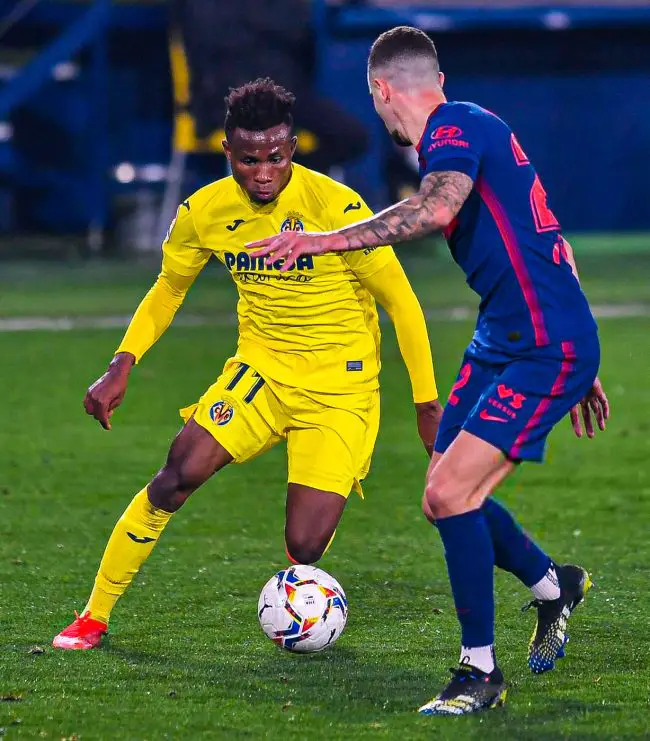 Chukwueze's Villarreal Finish 2021 As Spain's Top Scoring Team