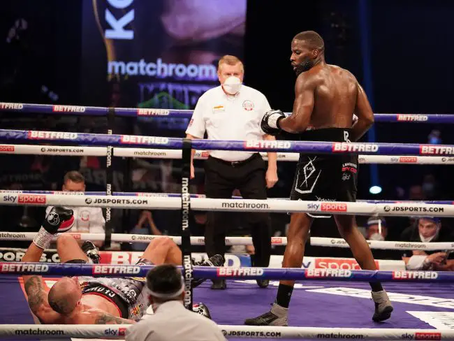 Lawrence Okolie Knocks Out Glowacki In Sixth Round To Claim WBO Cruiserweight Title