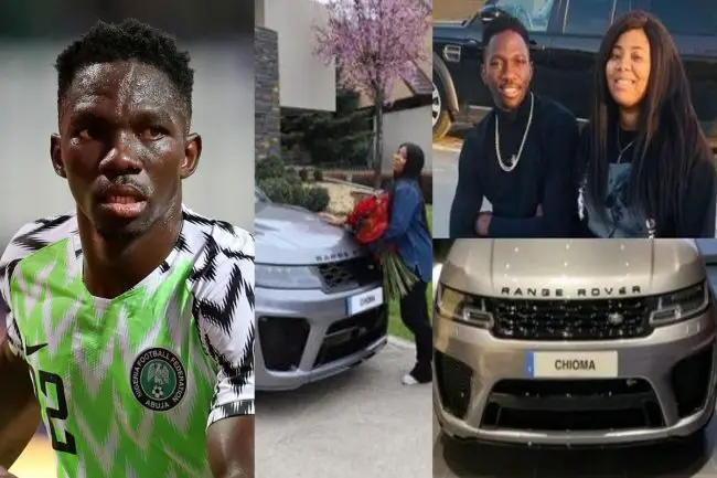 Omeruo Gifts Wife, Chioma, Brand New Range Rover Sport SVR SUV