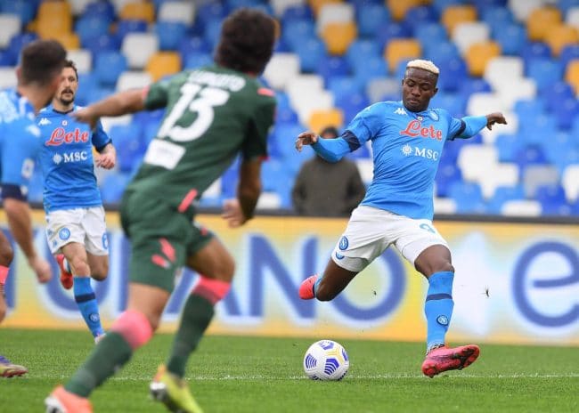 Serie A: Osimhen, Nwankwo On Target As Napoli Pip Crotone At Home