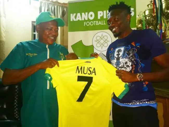 Kano Pillars Unveil Ahmed Musa