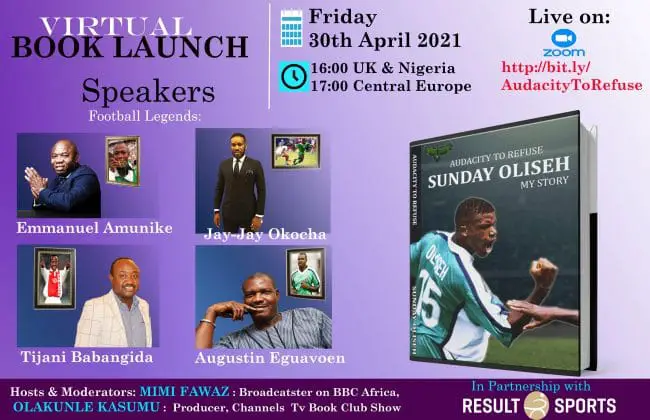 Oliseh Launches Compelling Book 'Audacity To Refuse' April 30