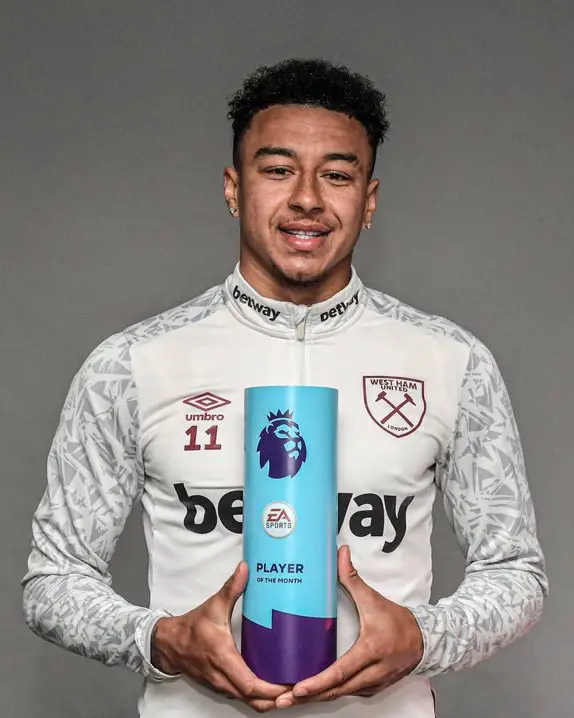 Lingard Beats Iheanacho To Premier League Player Of The Month Award