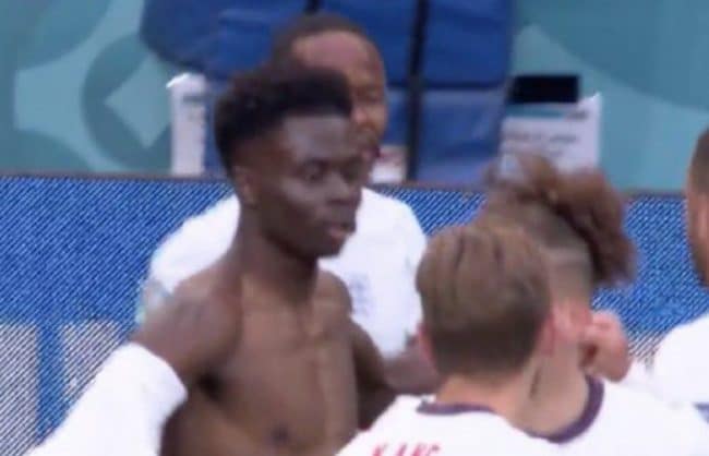 Saka: Why I Took My Shirt Off To Celebrate Sterling's Goal Vs Czech Republic