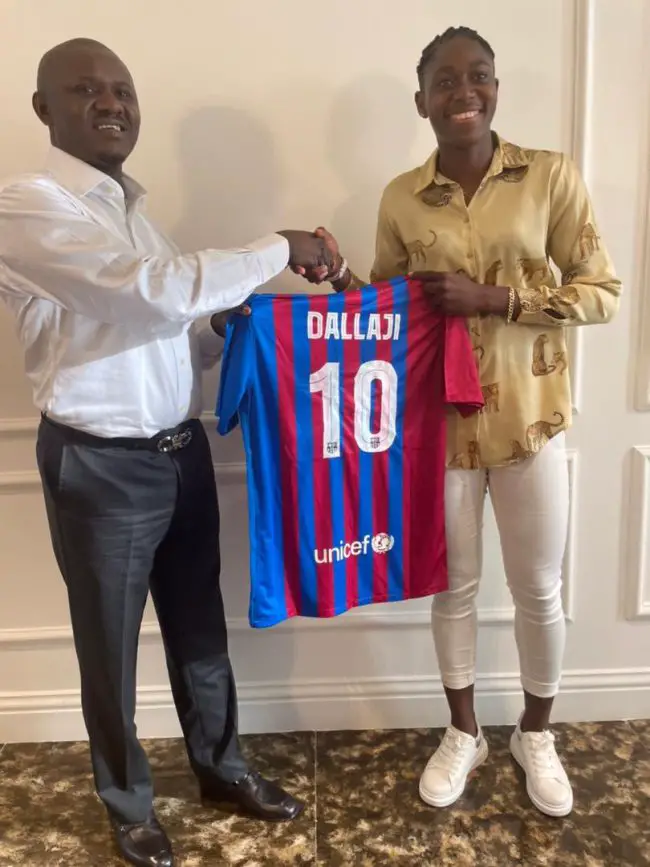 Oshoala's Foundation Partners With Noah Dallaji's ACTDF To Give Hope To African Girl-Child