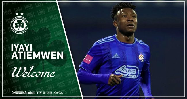 Iyayi Atiemwen Joins Abdullahi At Cypriot Club Omonia Nicosia