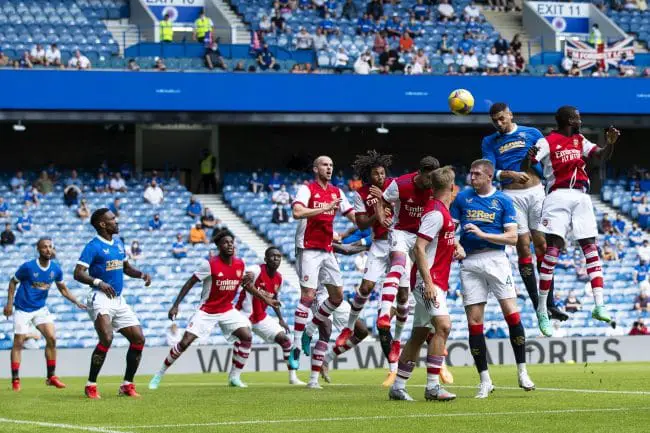 Pre-Season Friendly: Leon Balogun On Target In Rangers Draw Vs Arsenal