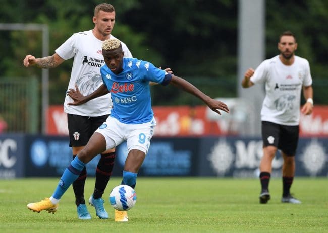 Napoli Boss Spalleti Hails 'Important Player' Osimhen After Friendly Win Vs Pro Vercelli