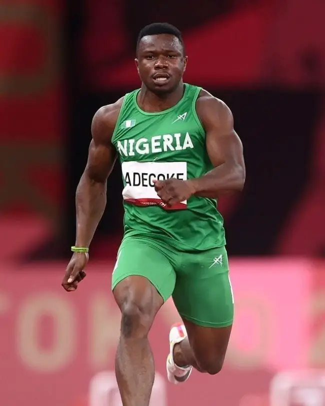 Adegoke Makes Olympic History, Becomes Third Nigerian To Run In 100m Final