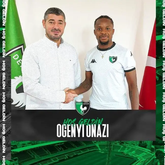 Done Deal: Onazi Rejoins Turkish Club Denizlispor On One-Year Contract