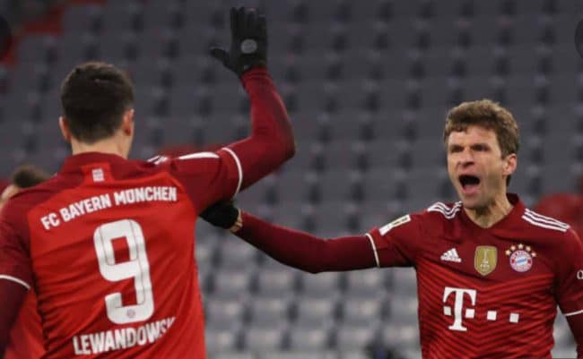 Nmecha Subbed On, Lewandowski Sets New League Goals Record