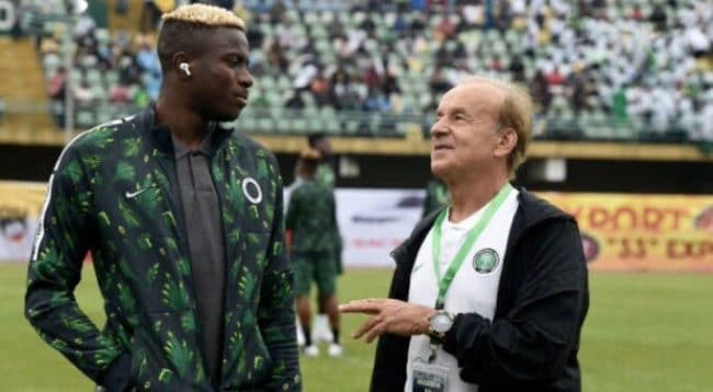 'Thank You For Everything' -- Osimhen Pays Tribute To Rohr After Nigeria Sacking