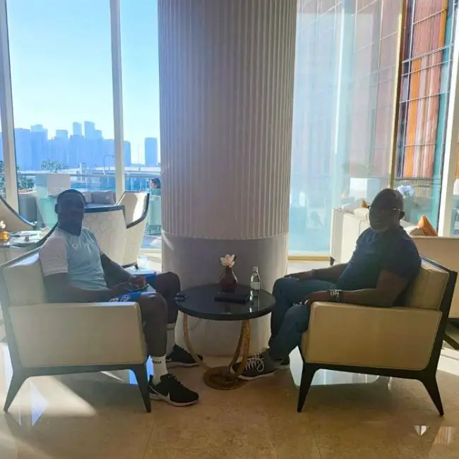 Pinnick Meets Ighalo; Hails Eagles AFCON Showing, Says Qualifying For Qatar 2022 Non- Negotiable