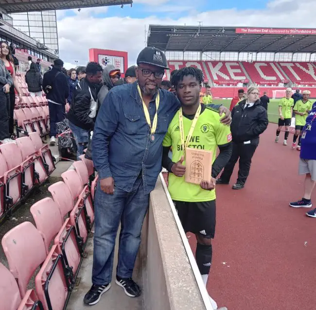 Ishaka Wins MOTM Award At English Schools Football Association U18 Finals