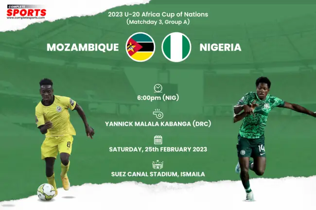 u-20-afcon-africa-cup-of-nations-mozambique-vs-nigeria-flying-eagles-young-mambas-suez-canal-stadium-ismailia-egypt