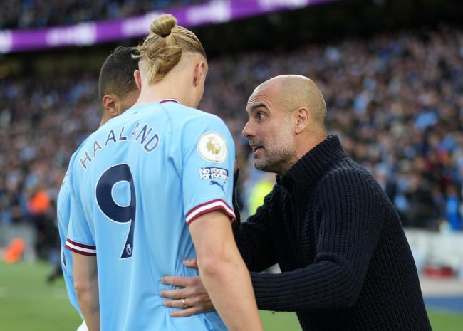 pep-guardiola-erling-haaland-man-city-the-citizens-premier-league