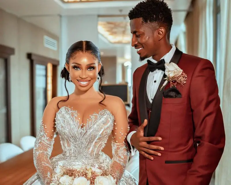 Super Eagles Star, Wife Celebrate 2nd Wedding Anniversary