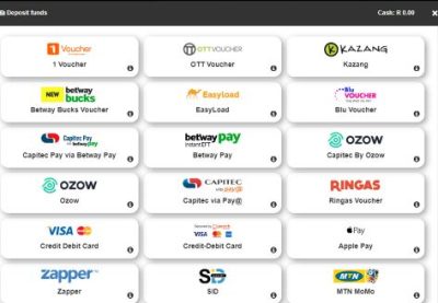 Betway Deposit