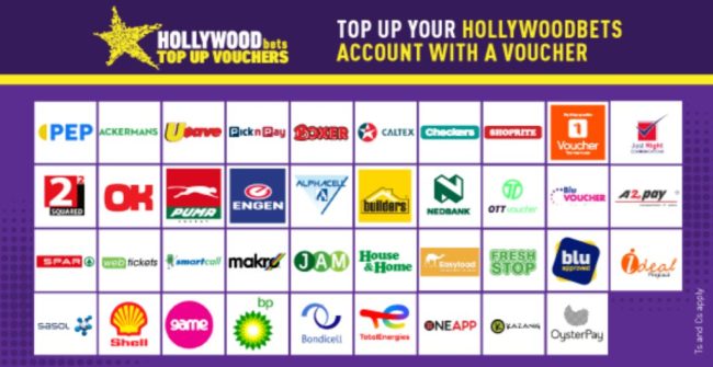 Hollywood voucher top up