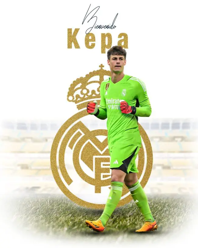 OFFICIAL: Kepa Joins Real Madrid On Loan - Complete Sports