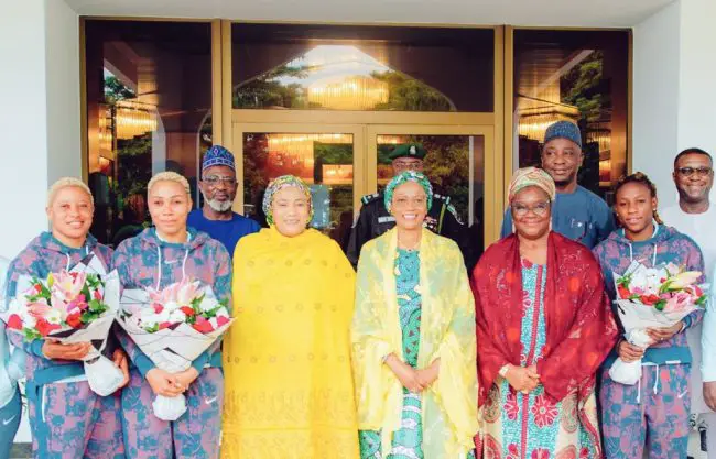 first-lady-senator-oluremi-tinubu-aso-villa-super-falcons-nff