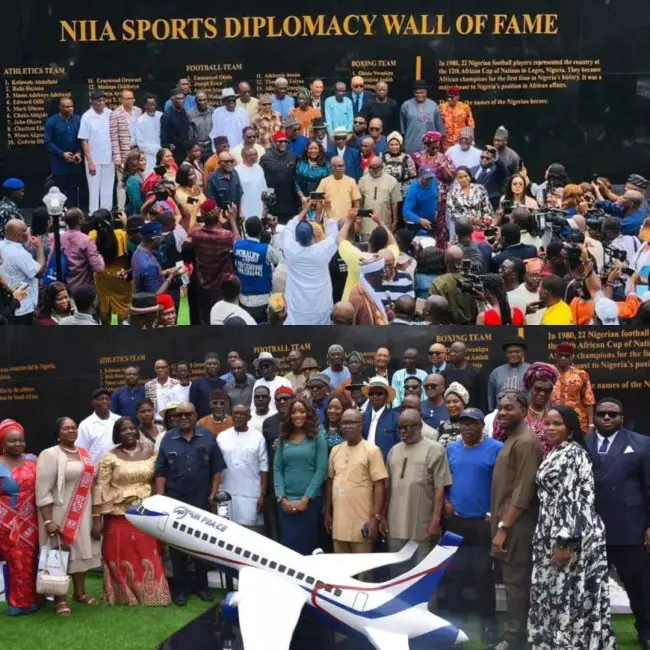 sports-and-diplomacy-nigerian-institute-of-international-affairs-niia-sports-diplomacy-wall-of-fame-professor-eghosa-osaghae-dr-segun-odegbami-air-peace-allen-onyema-