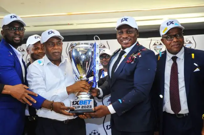 1xbet-grassroots-football-tournament-Dr femi-babalola-daniel-amokachi-chairman-of nigeria-national-league-george-aluo