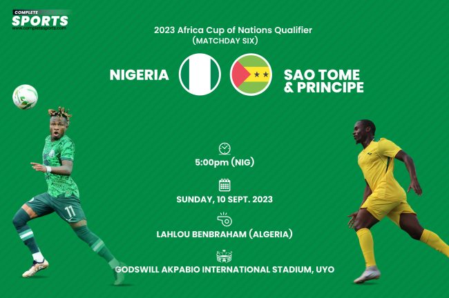 afcon-2023-africa-cup-of-nations-qualifiers-nigeria-vs-sao-tome-and-principe-super-eagles-true-parrots-godswill-akpabio-international-stadium-uyo