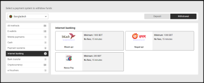 Melbet bangladesh withdrawal methods