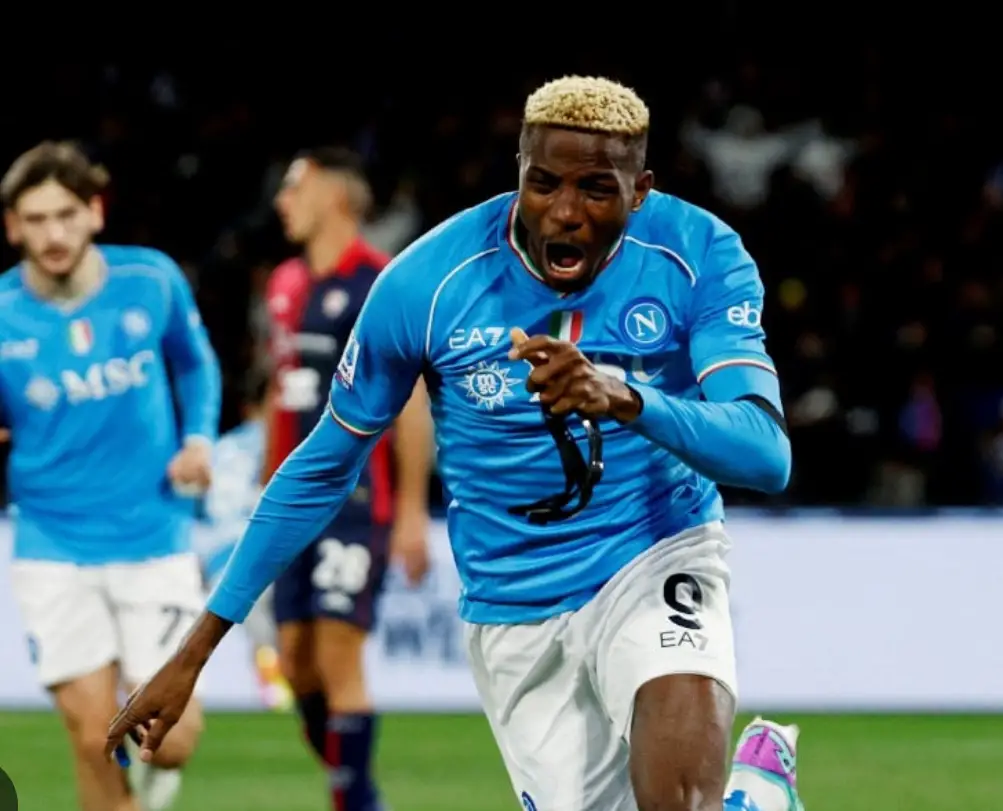 Osimhen Creates New Serie A Goal Record At Napoli