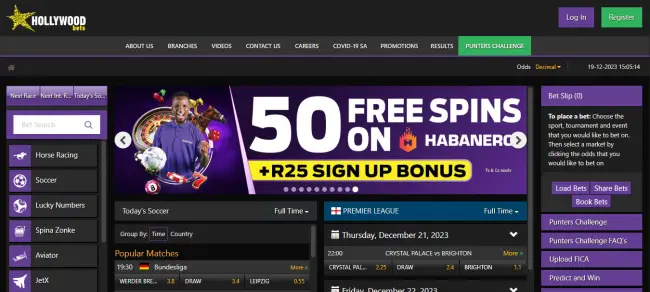 Hollywoodbets sign up bonus