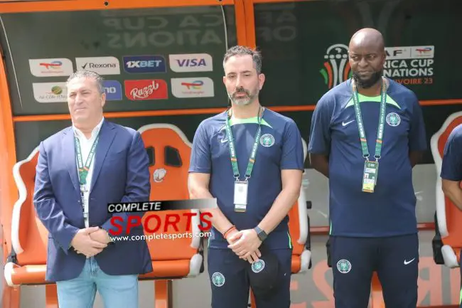 jose-peseiro-finidi-george-super-eagles-nigeria-nzalang-nacional-equatorial-guinea-alassane-quattara-stadium-abidjan-afcon-2023-africa-cup-of-nations