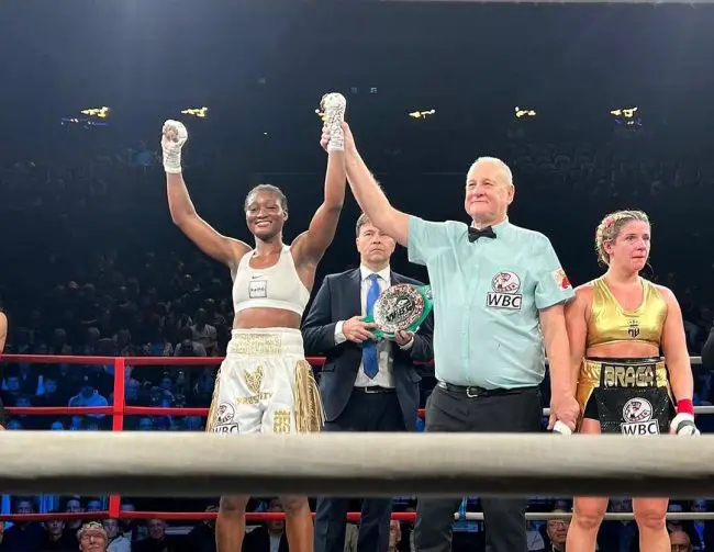 elizabeth-oshoba-world-boxing-council- silver-female-featherweight-champion-nigeria-minister-of-sports-development-senator-john-owan-enoh