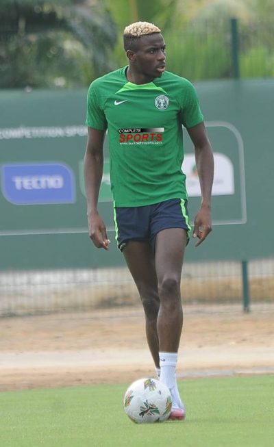 victor-osimhen-super-eagles-nigeria-afcon-2023-africa-cup-of-nations-ecole- nationale-de-la-police- pitch