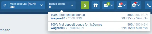 How to use the 1xbet bonus