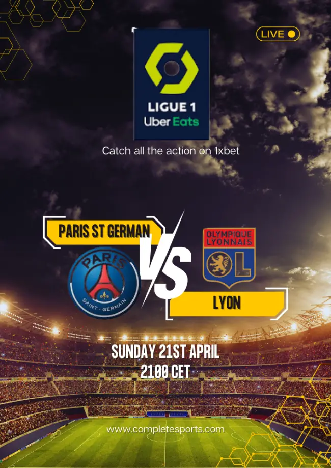 Paris Saint Germain vs Lyon