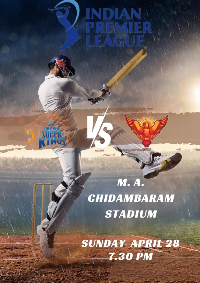 Chennai Super Kings vs Sunrisers Hyderabad