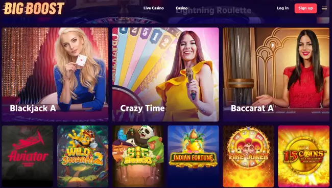 Big Boost Live Dealer Games