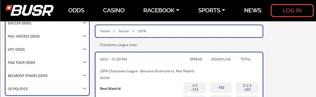 Champions League Betting