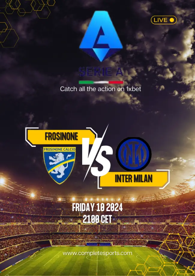 Frosinone vs Inter Milan