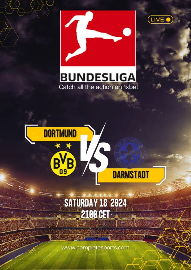 Borussia Dortmund vs Darmstadt