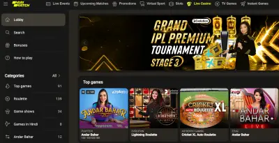 Parimatch Live Dealer Games