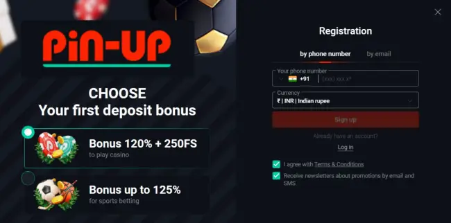 pin up casino India login 