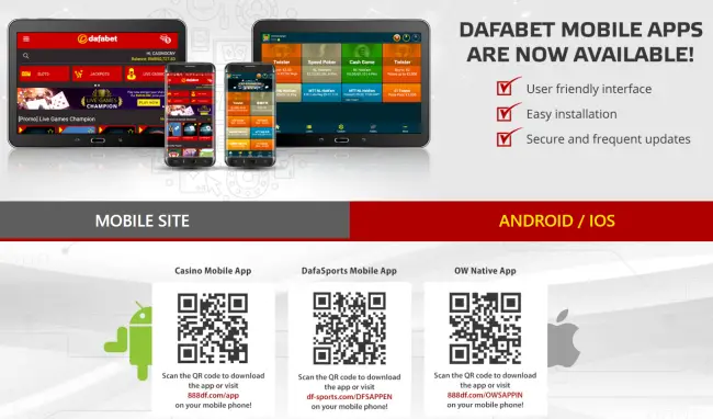 Dafabet app betting