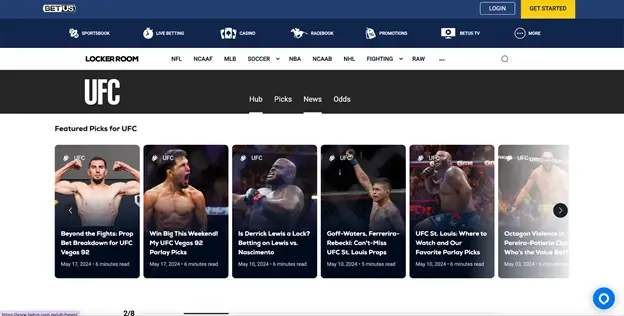 UFC Betting Sites